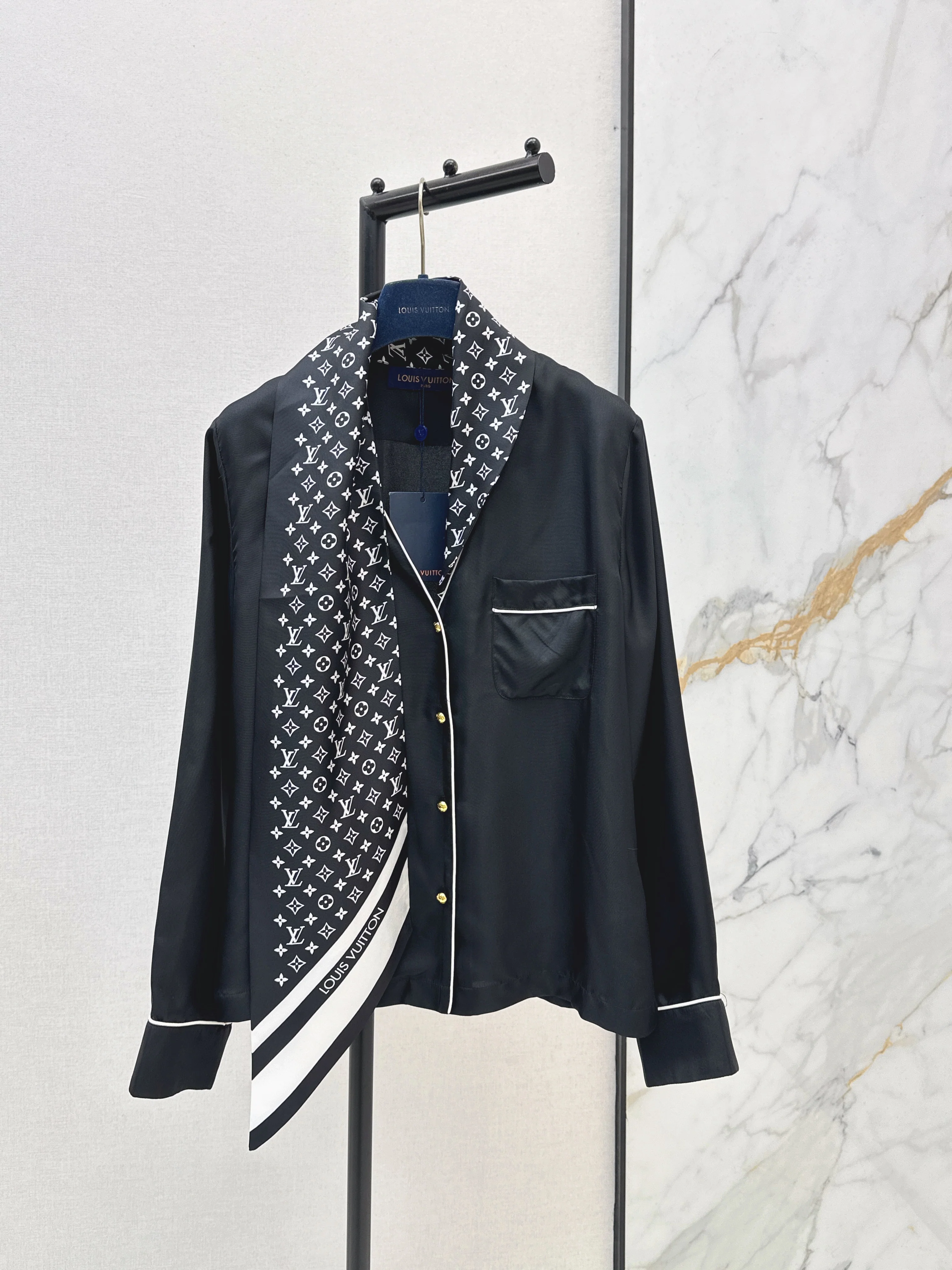 Louis NEW print silk shirts