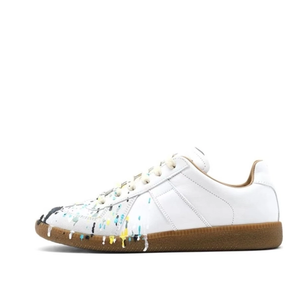 Maison Margiela White Paint Replica Sneakers POIZON240805818