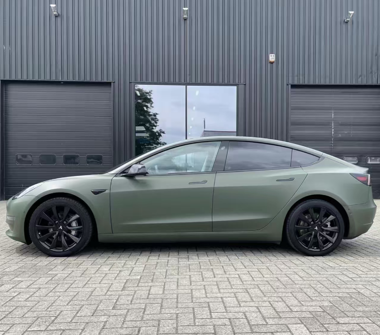 (PET) Whole Car Wrap - Super Matte Army Green 50ft x 5ft