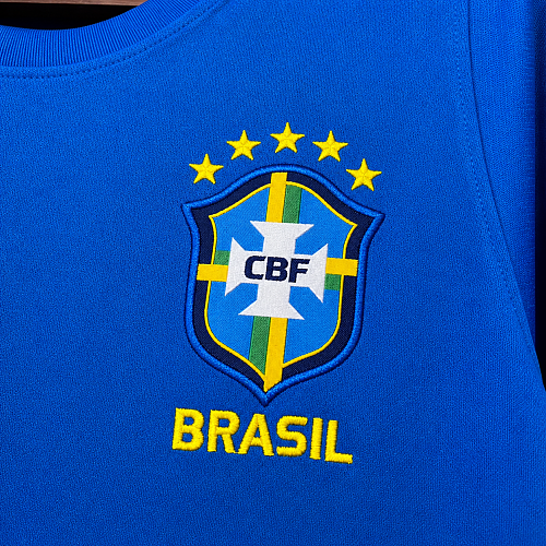 2026 Brazil Trainning Blue Jersey
