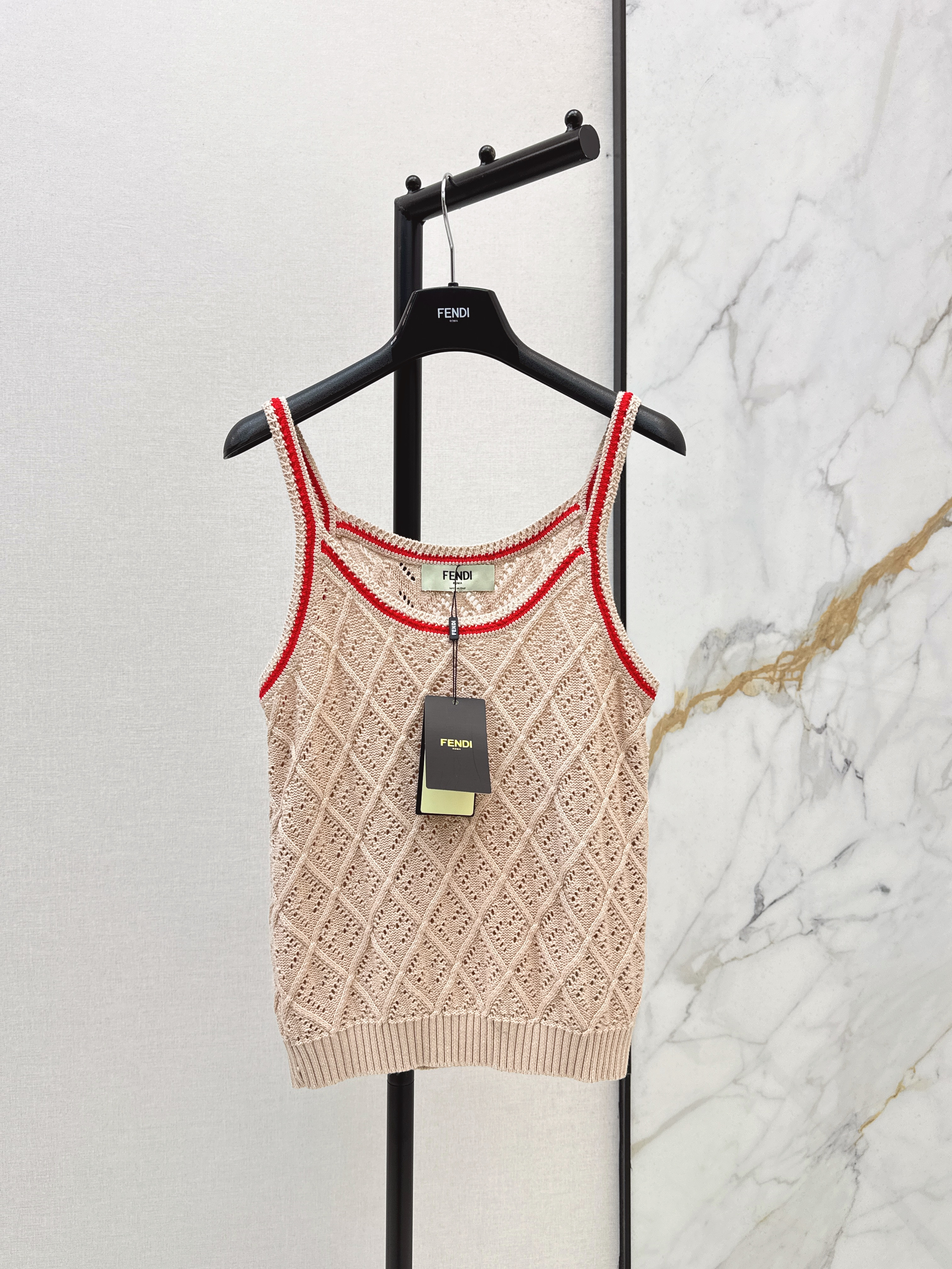 Fend New jacquard vest
