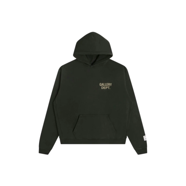 Gallery Dept. 90's Logo Hoodie Vintage Black