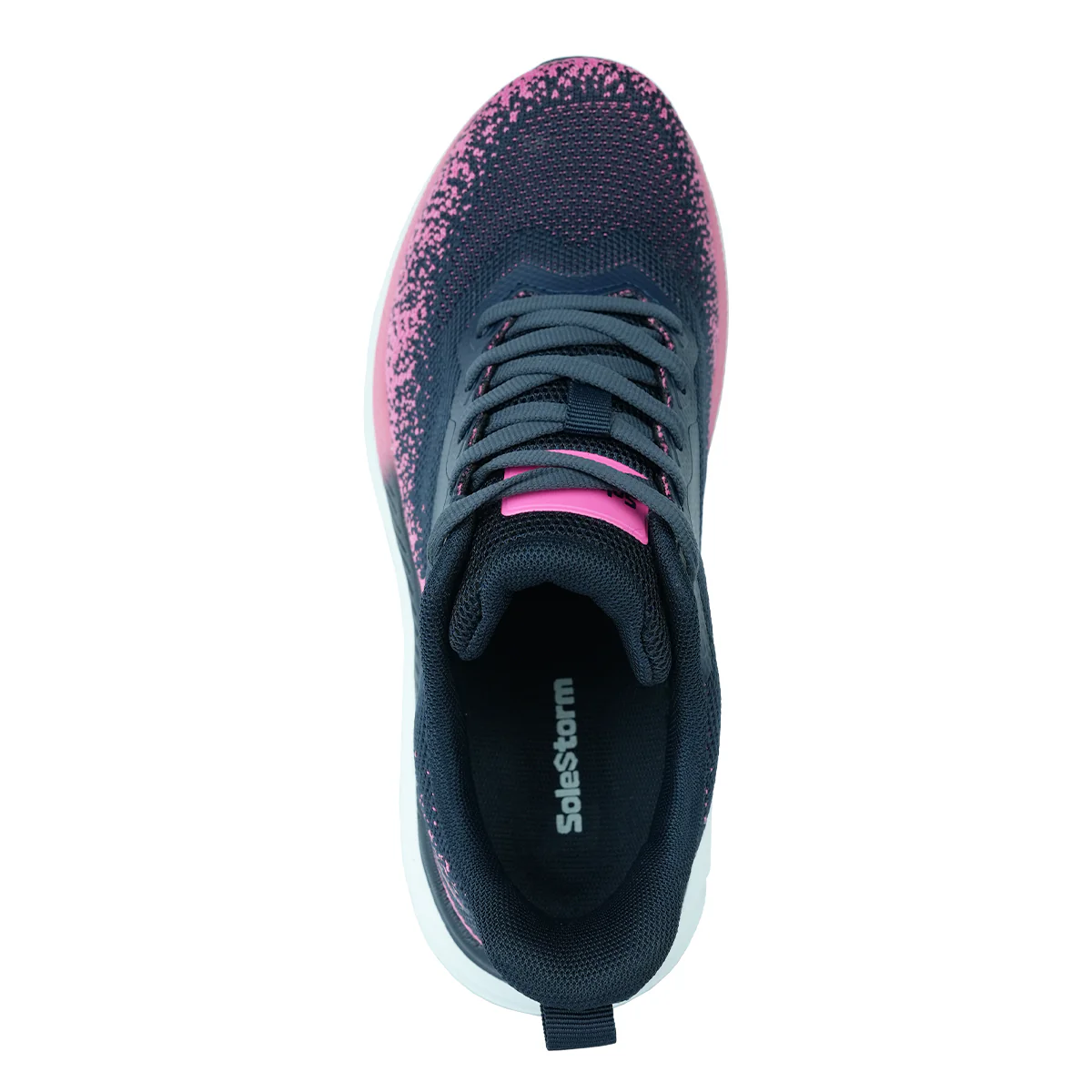 Women's Running Shoes-Cushioned EVA Sole, Breathable Flyknit Upper & Easy-On Heel Design-SSSOO7W