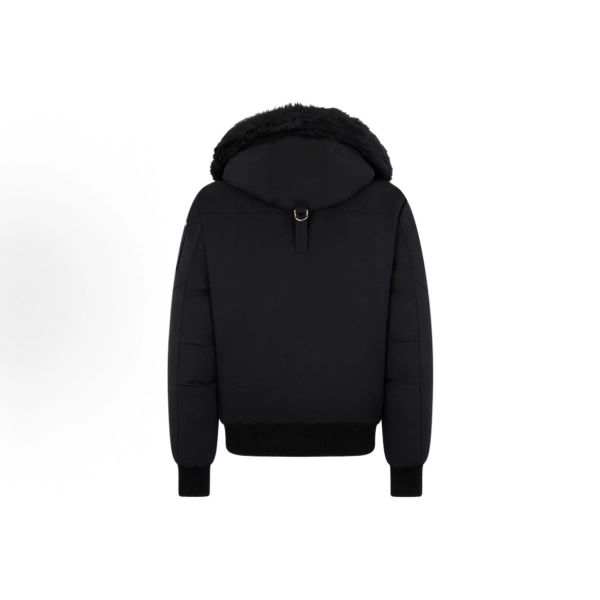 Moose Knuckles Original Ballistic Bomber Jacket  Gold Series  Black Fur（NFC)