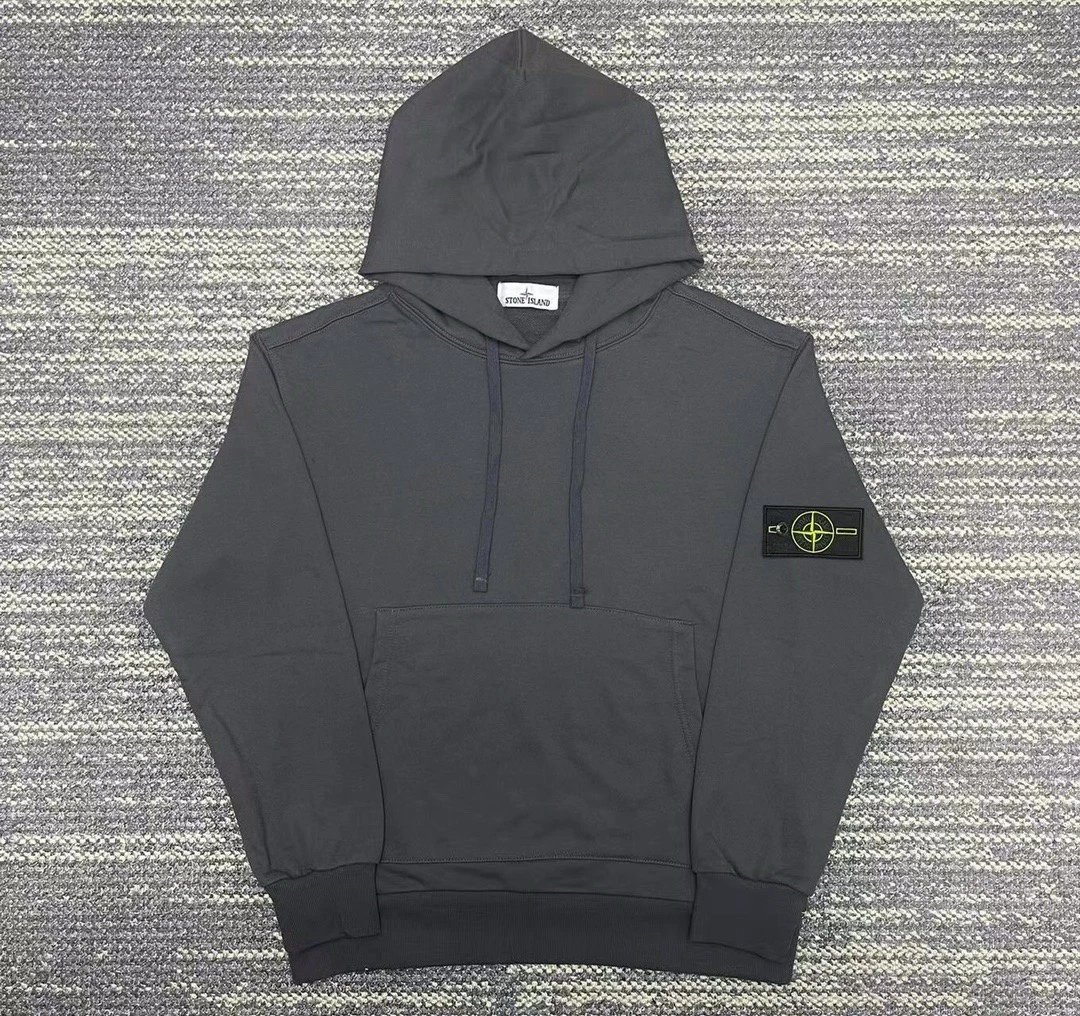 Multi-Color Stone Island Compass Badge Hoodie Combination Link