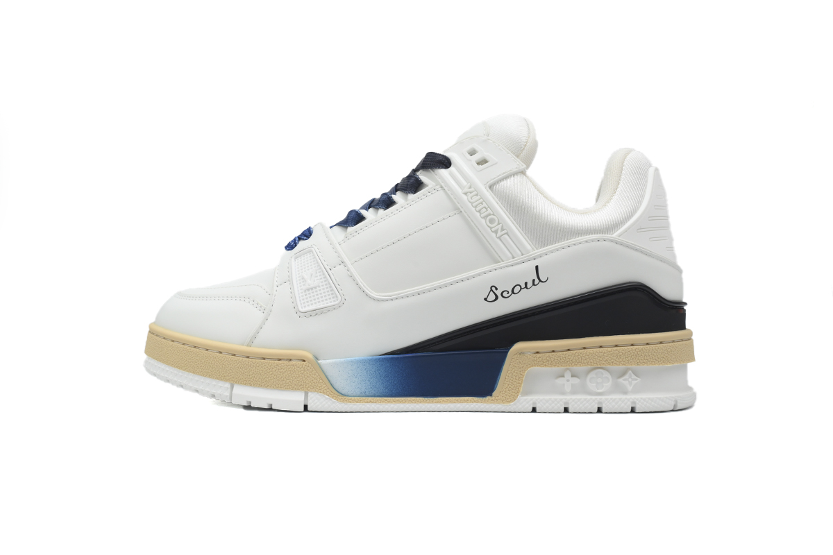 Pkkicks God Batch LOUIS VUITTON Trainer ALV Clean Dye White