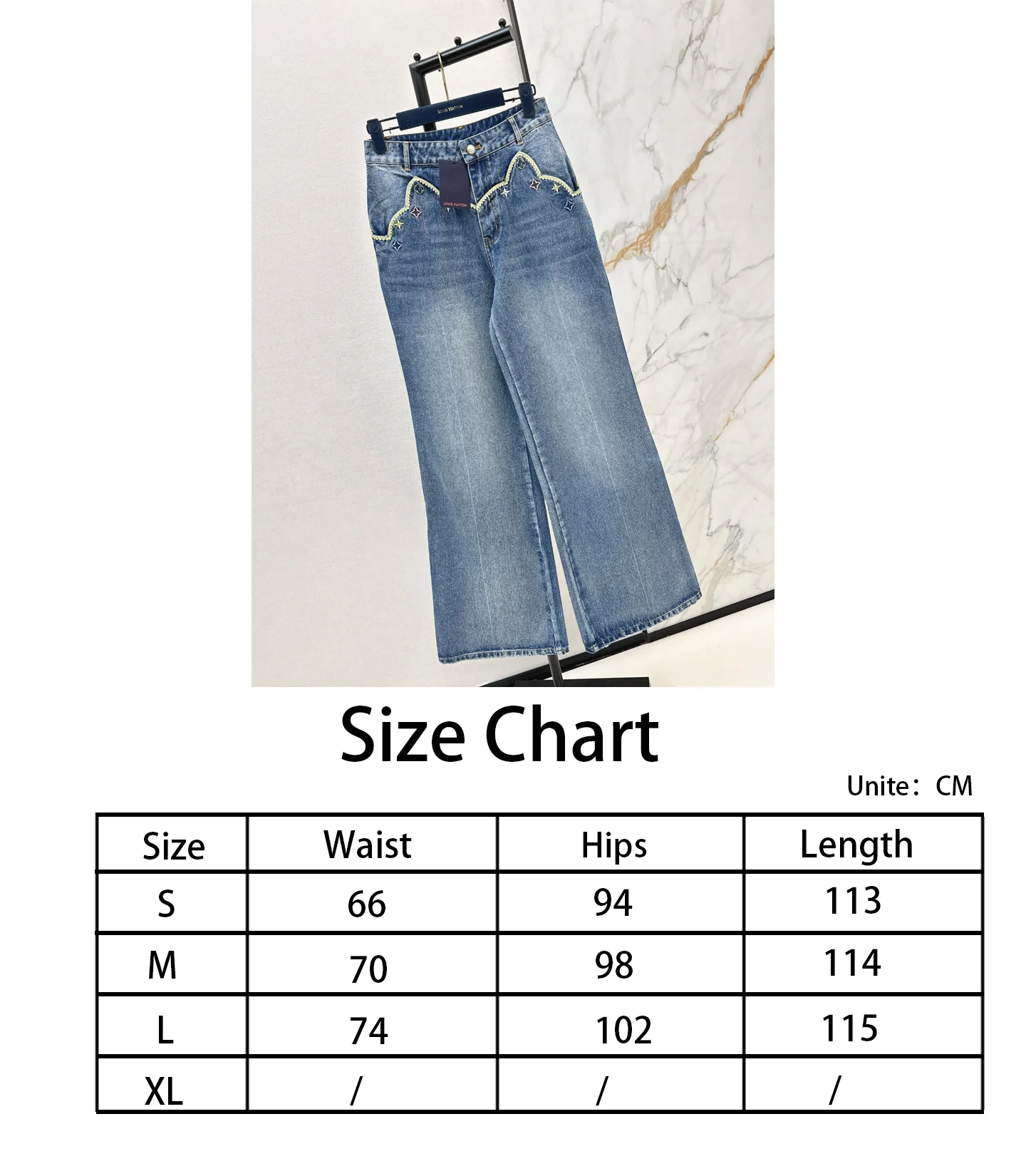 Louis NEW embroidery jeans