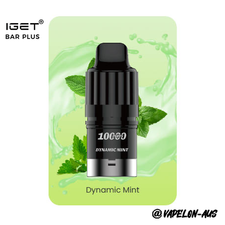 IGET BAR PLUS S3 POD 10000 Puffs - Dynamic Mint