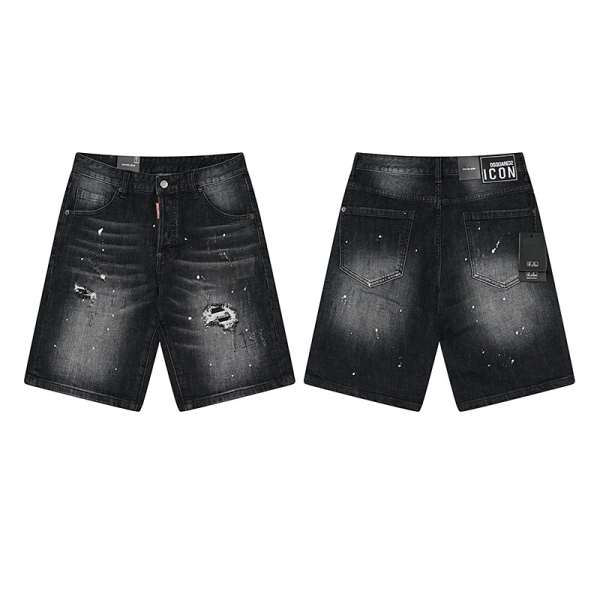 DSQUARED2 Micro Bullet Denim Shorts # 2037