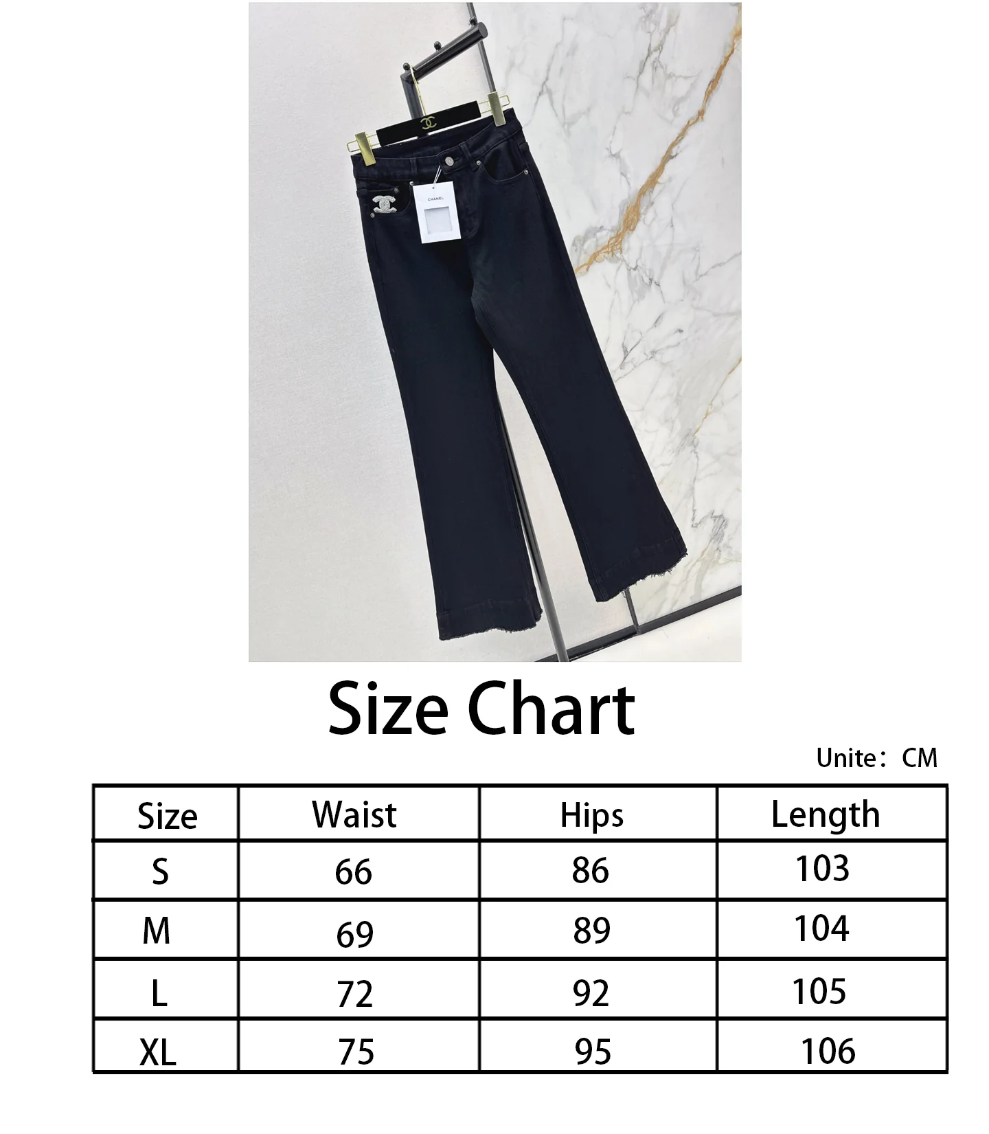 Chan NEW straight jeans