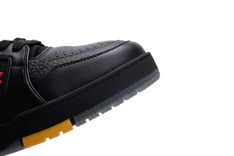 Pkkicks God Batch LOUIS VUITTON Trainer Black Litchi Pattern FD0226