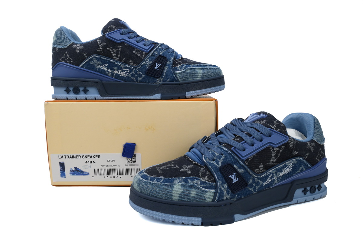 Pkkicks God Batch Louis Vuitton Louis Vuitton Trainer Navy Blue