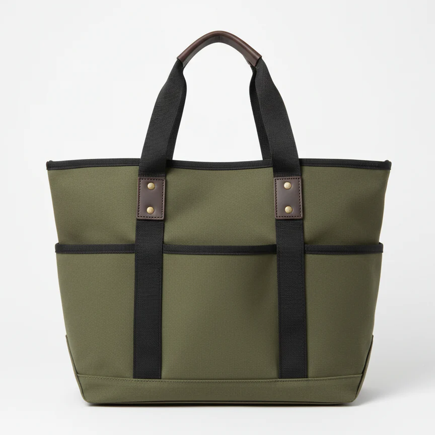 Olive Canvas Tote