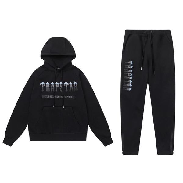 Trapstar Hoodie Tracksuit-8850 Black