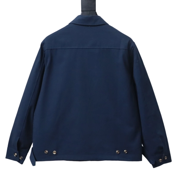 Polo Ralph Lauren Vintage Clasp Chain Coat dark blue