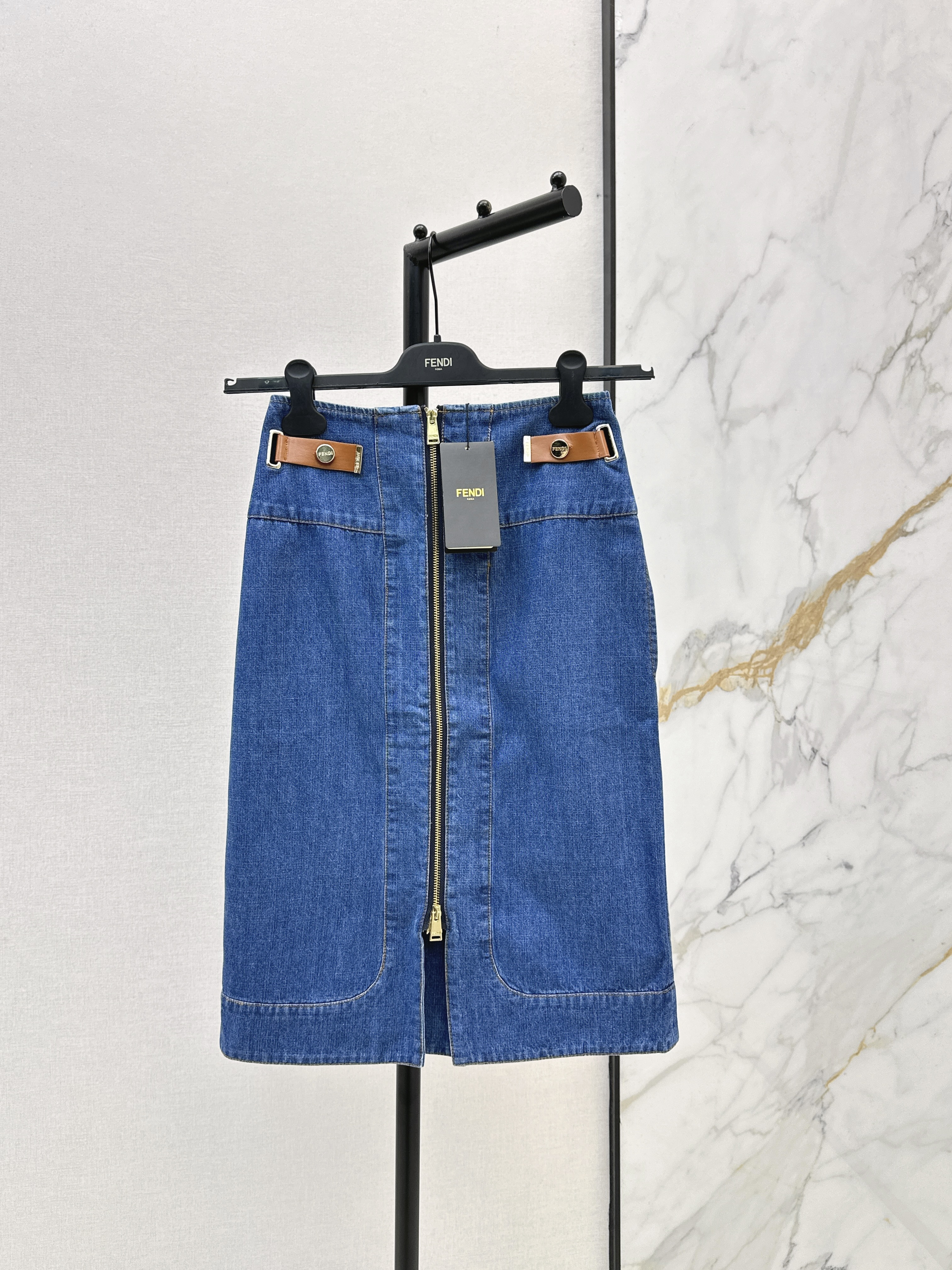 Fend New  denim skirt