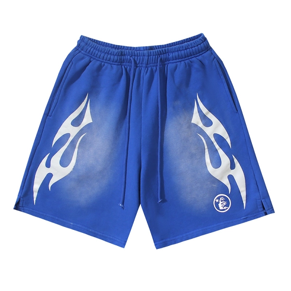 Hellstar Shorts  # 777 blue