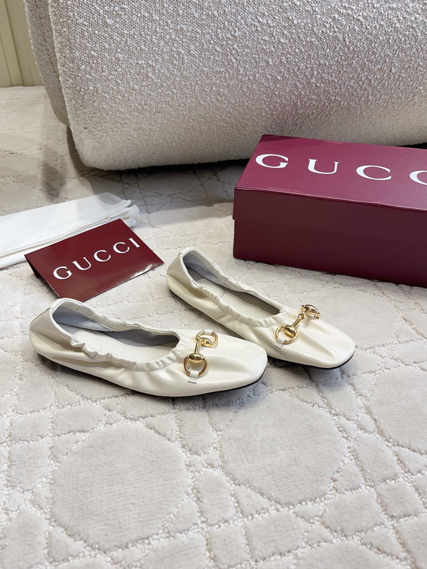 Guc New Ballet flats and eggroll shoes