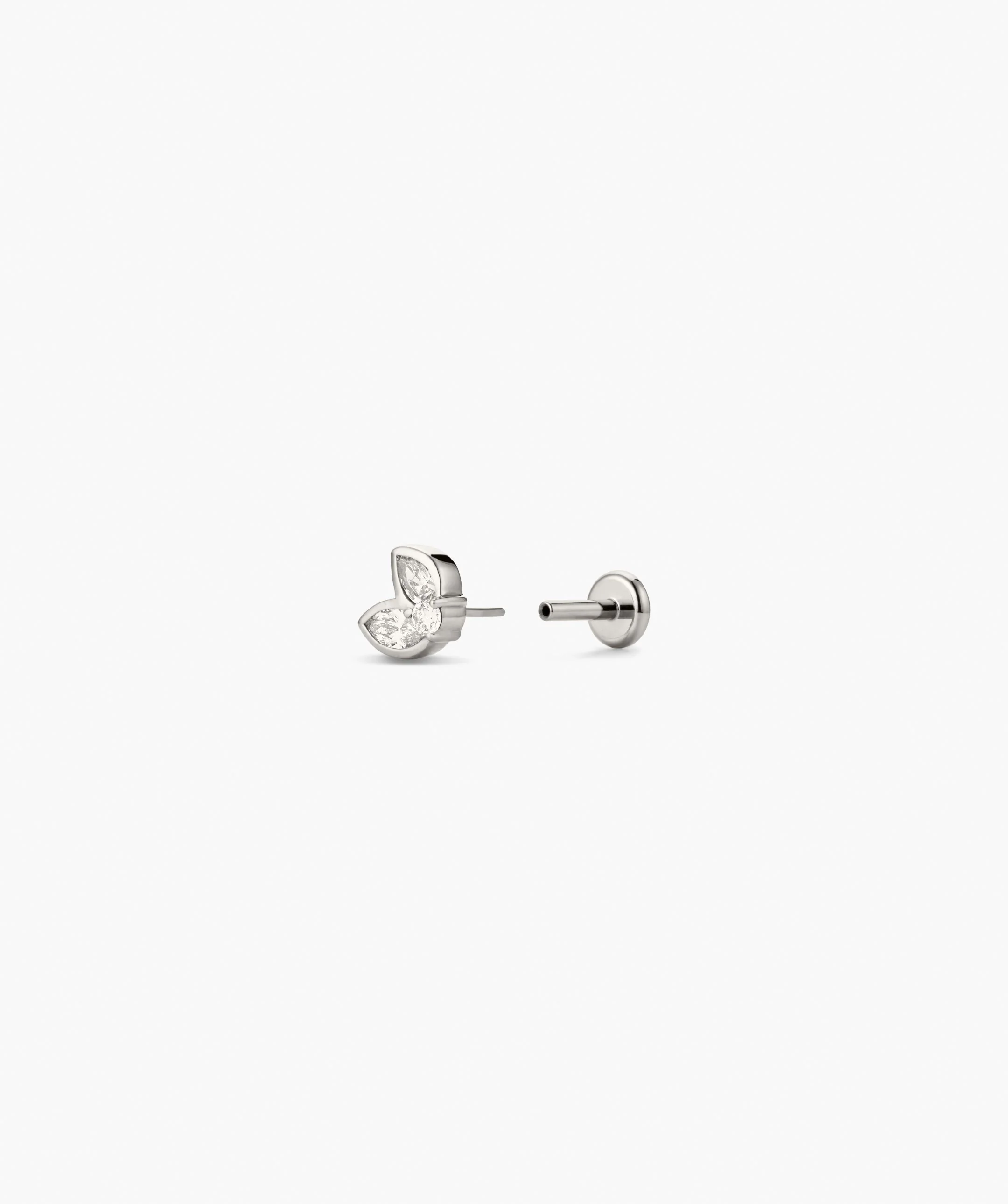 Piercing Studio - Single Lab Grown Diamond Petal Stud