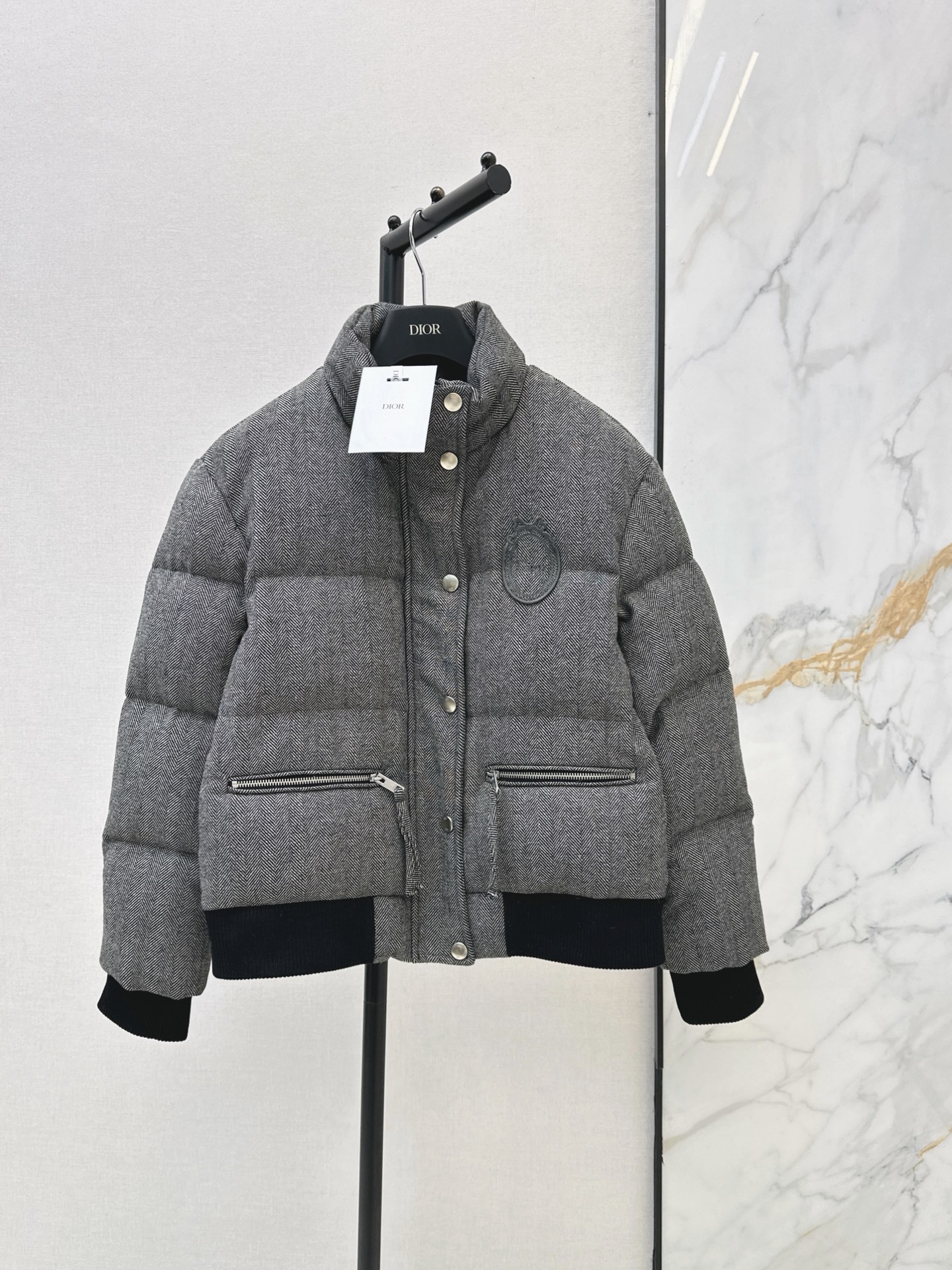 CD New Embroidered down jacket