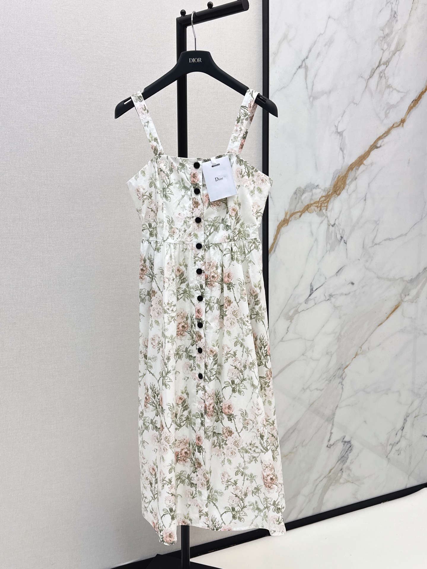 CD New Printed Spaghetti Strap Dress