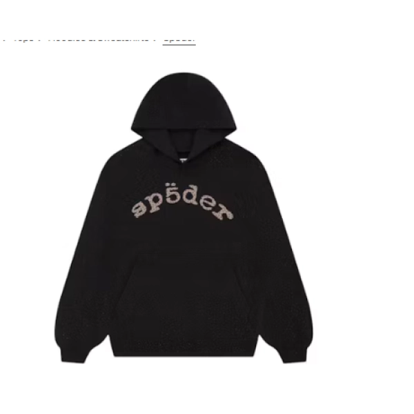 Sp5der VVS Hoodie Black