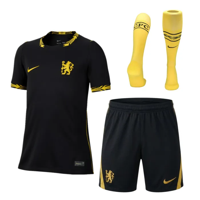 Kids Chelsea Away Jersey Suit & Socks 26/27