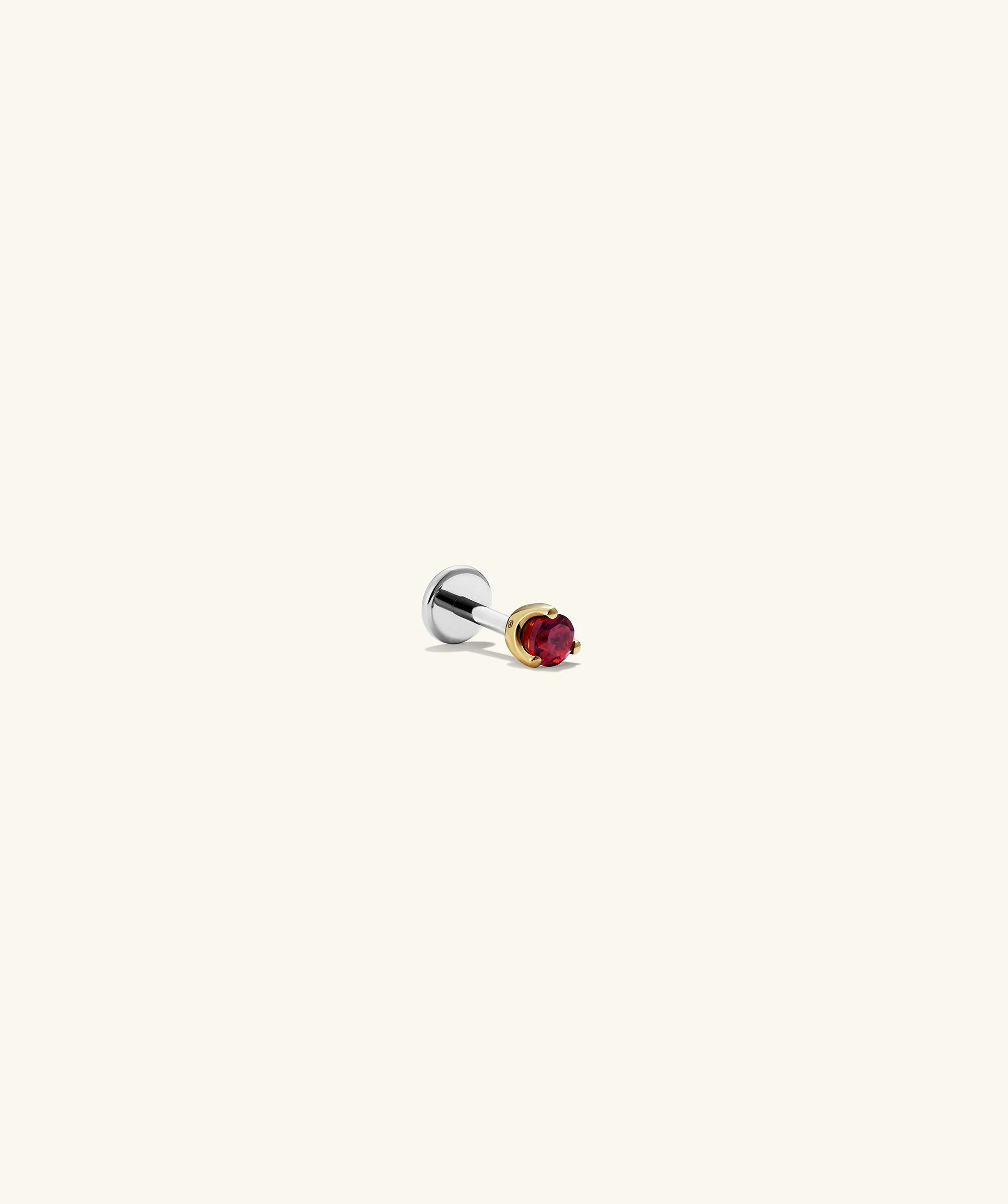 Piercing Studio - Single Gemstone Mini Flat Back Stud