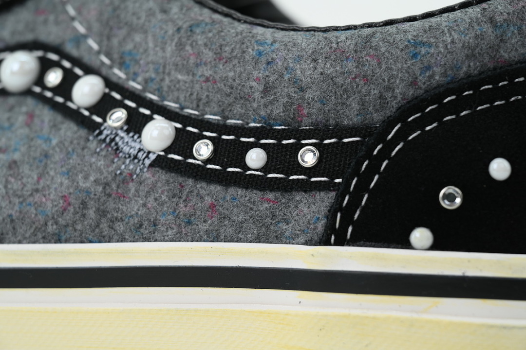 Satoshi Nakamoto x Vans Old Skool Reissue 36 'Speckled Moving Blanket Grey'