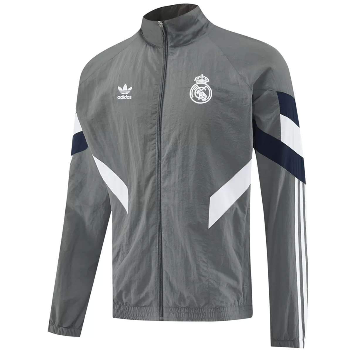 Real Madrid Windbreaker Jacket Gray 2025/26
