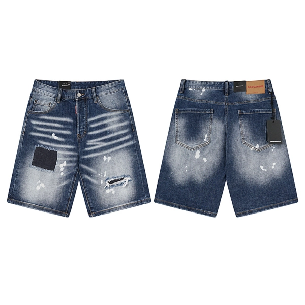 DSQUARED2 Micro Bullet Denim Shorts # 2039