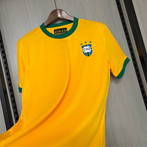 Retro Brazil 1971 Home Jersey