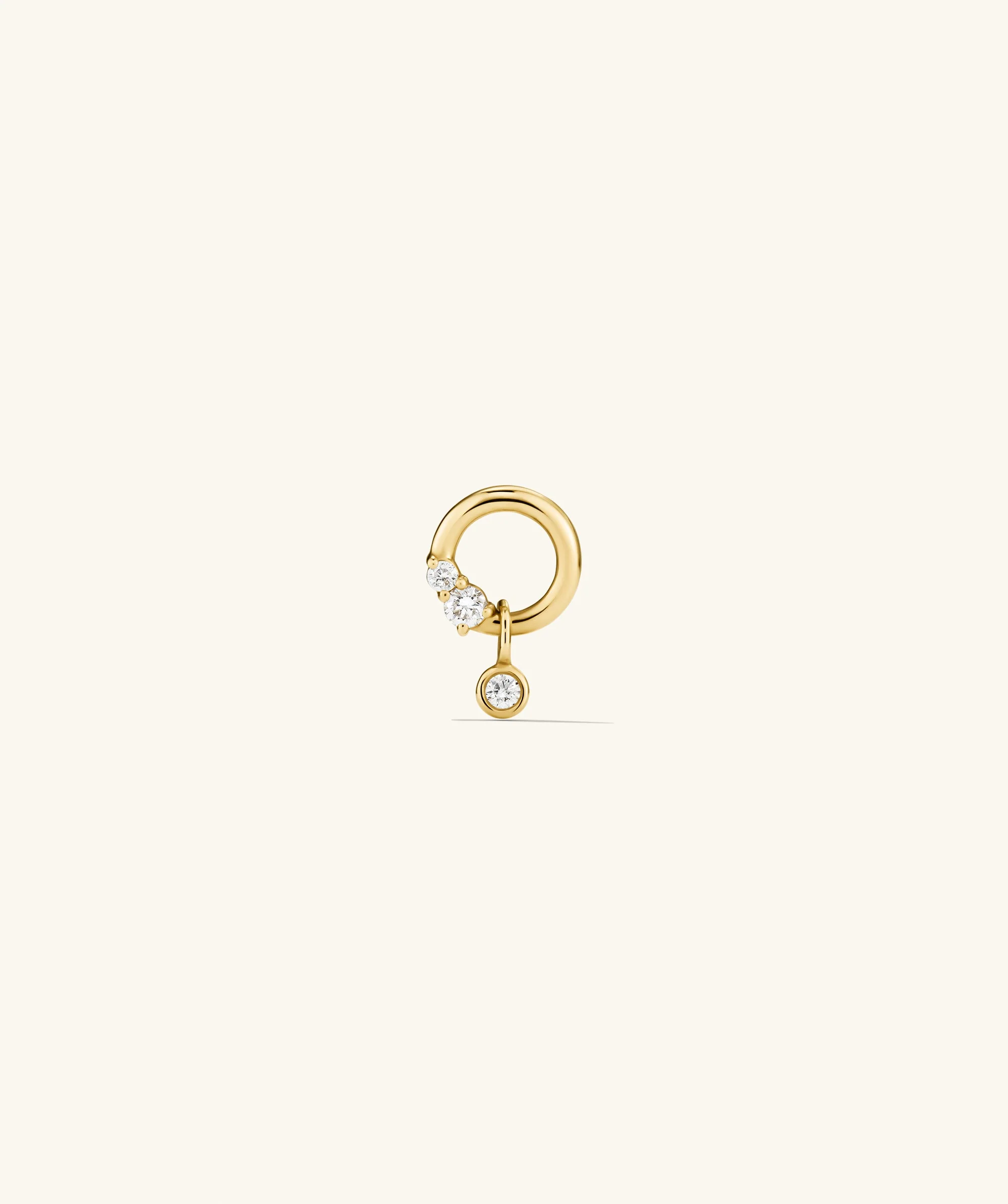 Single Celeste Lab Grown Diamond Ellipse Stud