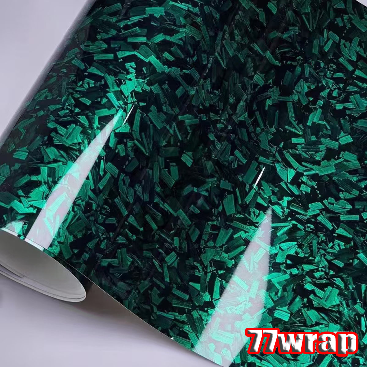 (PET) Forged Carbon Pattern Wrap Vinyl Car Body Sticker