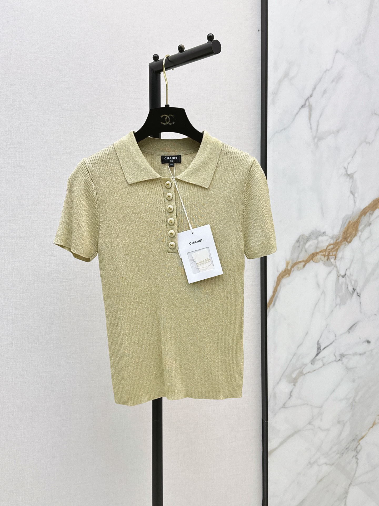 Chan New knitted polo shirt