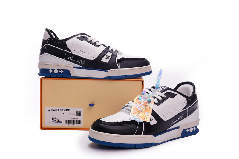 Pkkicks God Batch LOUIS VUITTON Trainer Black Blue GO1220