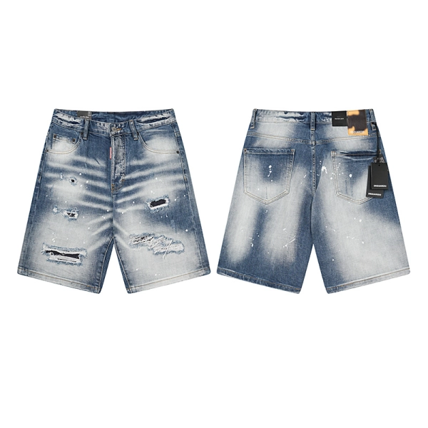 DSQUARED2 Micro Bullet Denim Shorts # 2052