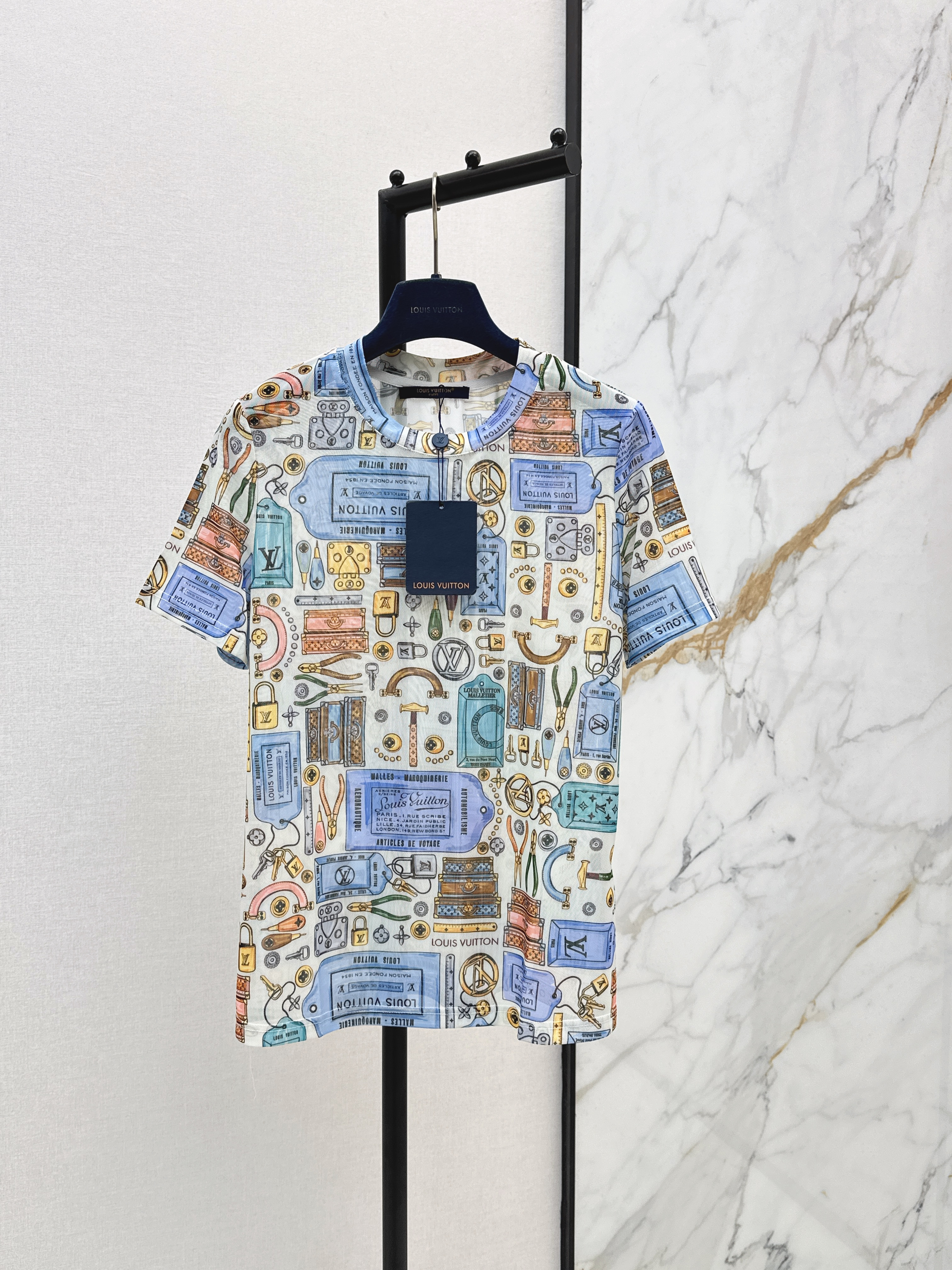 Louis New Printed Mesh T-Shirt