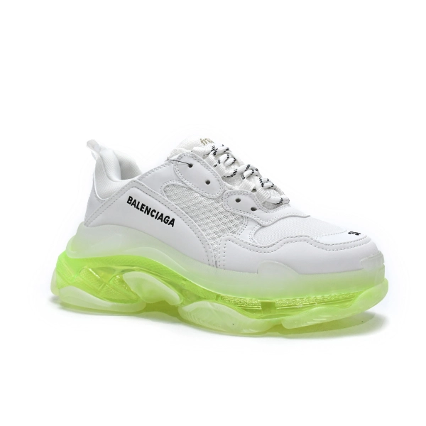 Balenciaga Triple S White Green 544351 W0901 9010