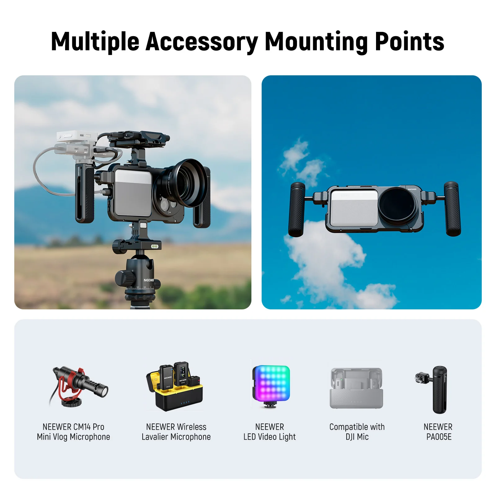 NEEWER PA091 Phone Cage Kit Compatible with Xiaomi 15 Ultra