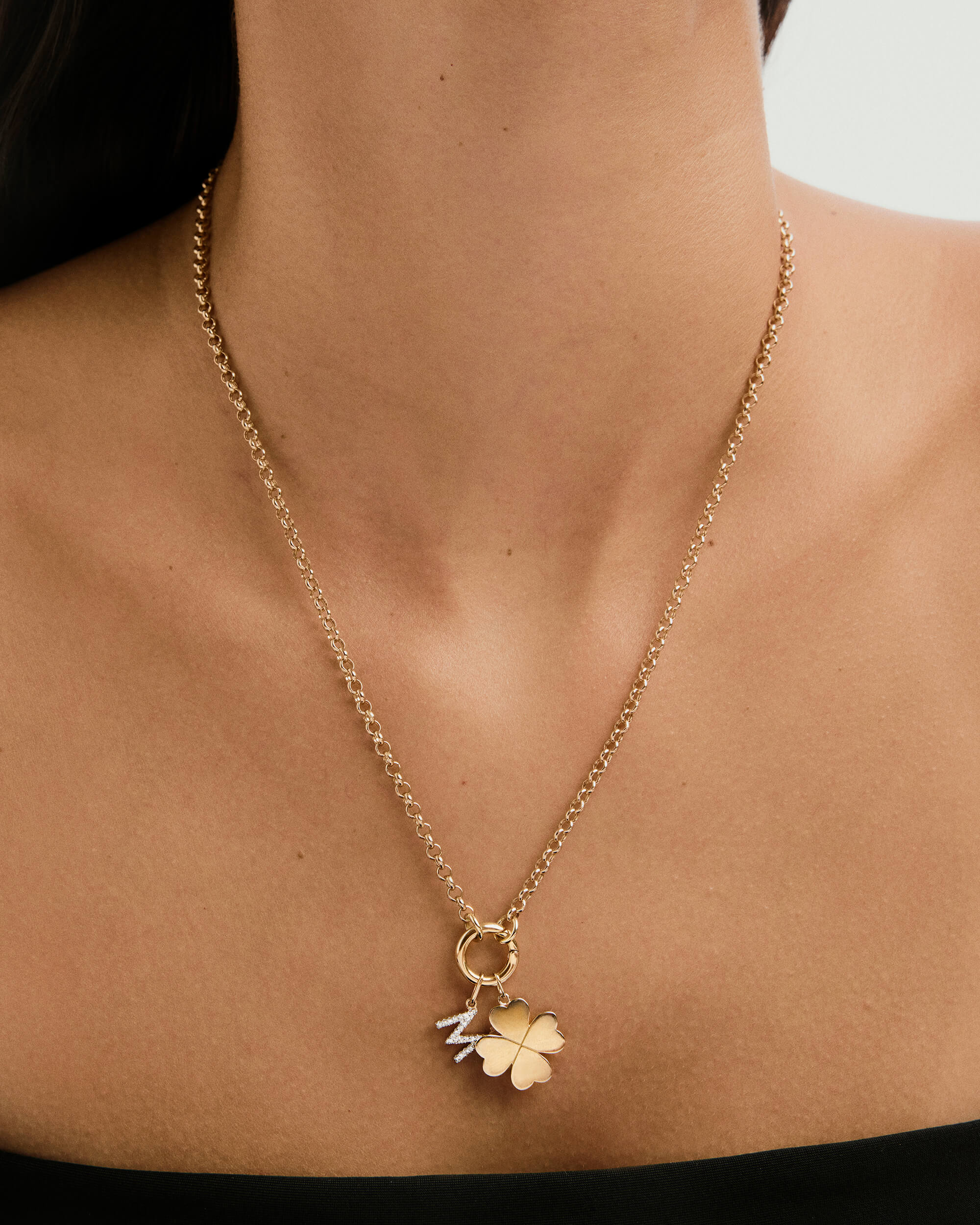 Flat Clover Charm