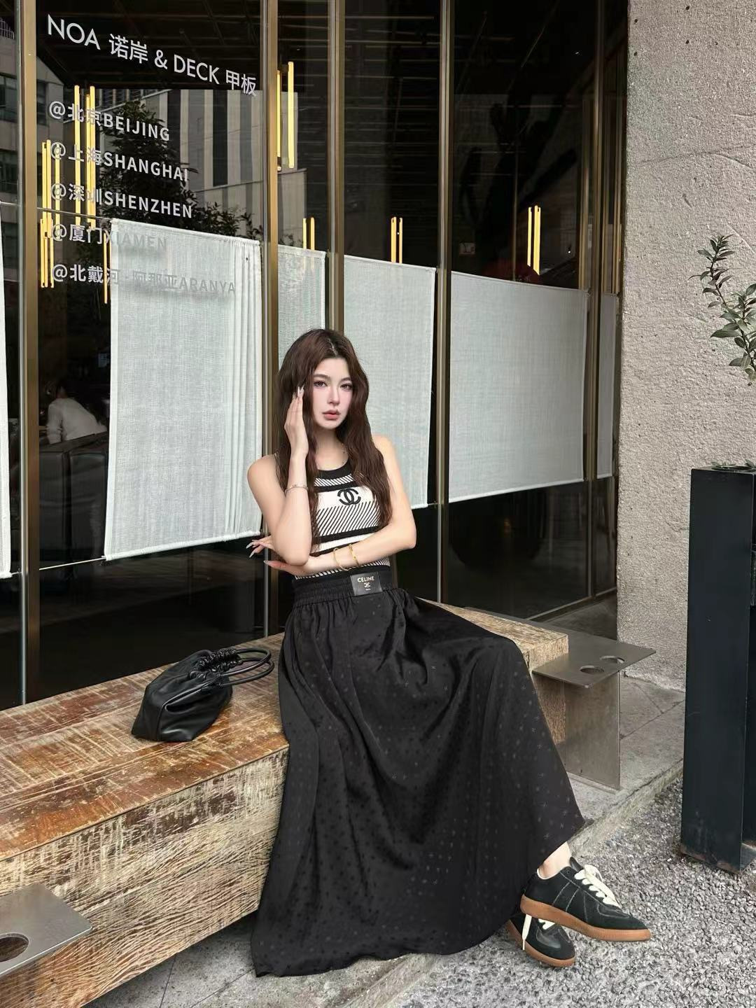 Celi New jacquard skirt