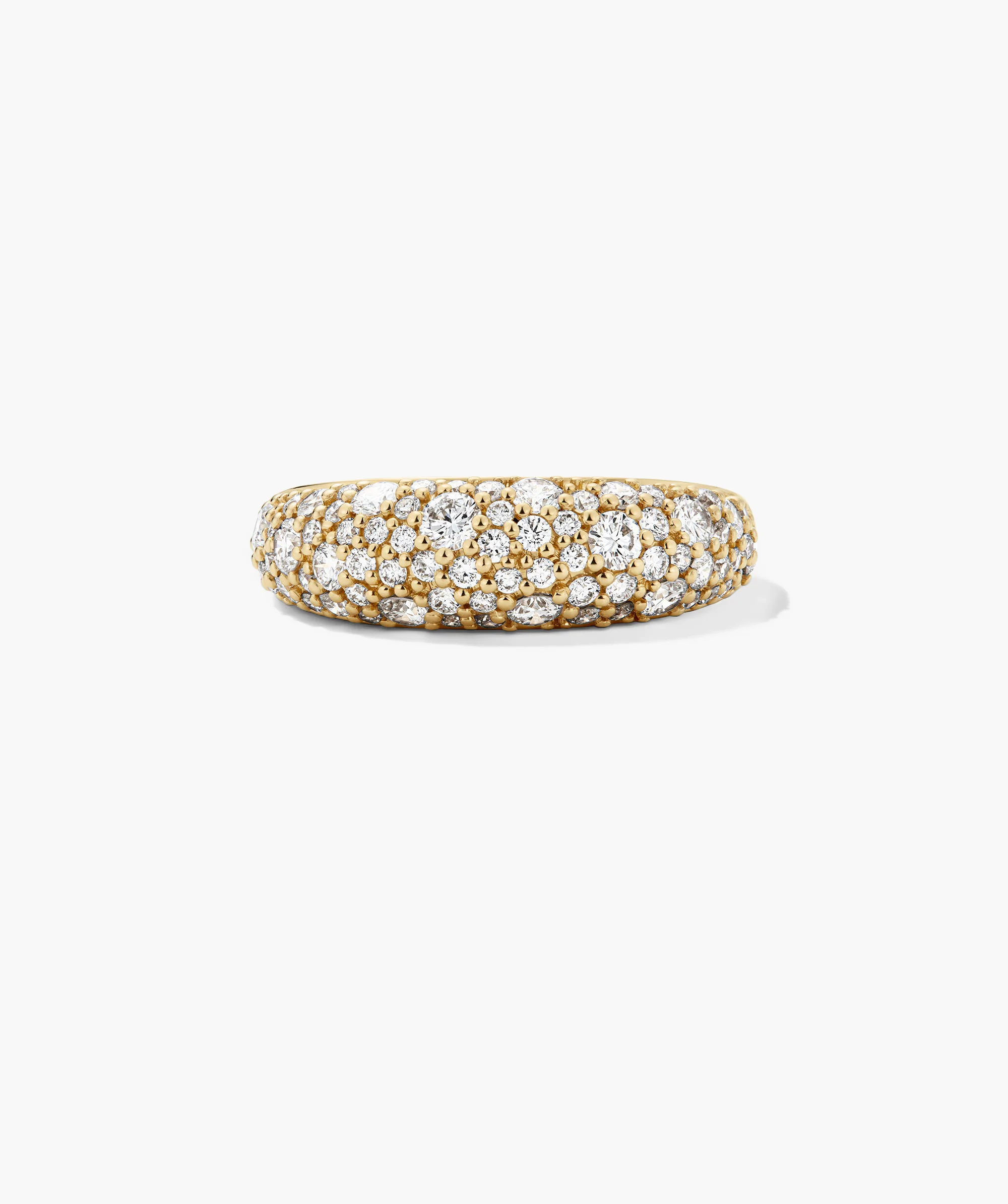 Dôme Pavé Lab Grown Diamond Ring