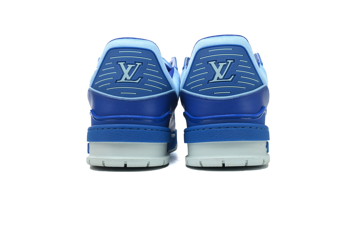 Pkkicks God Batch LOUIS VUITTON Trainer White Blue