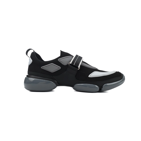 Prada Cloudbust Velcro sneakers Black and White
