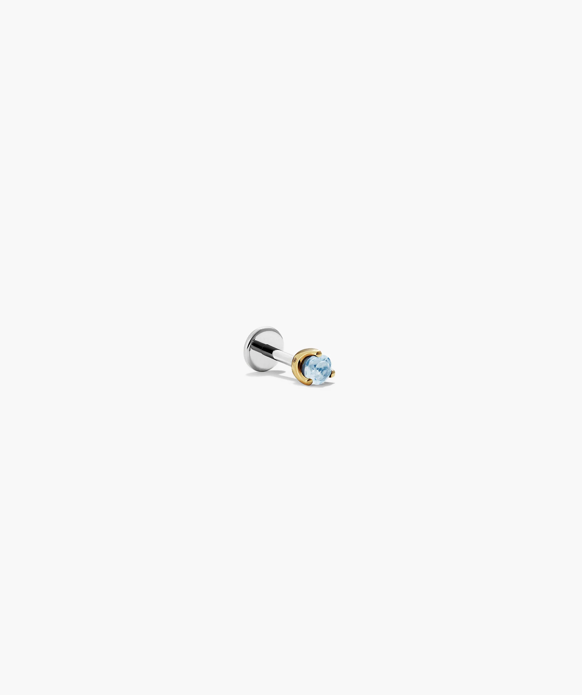 Piercing Studio - Single Gemstone Mini Flat Back Stud