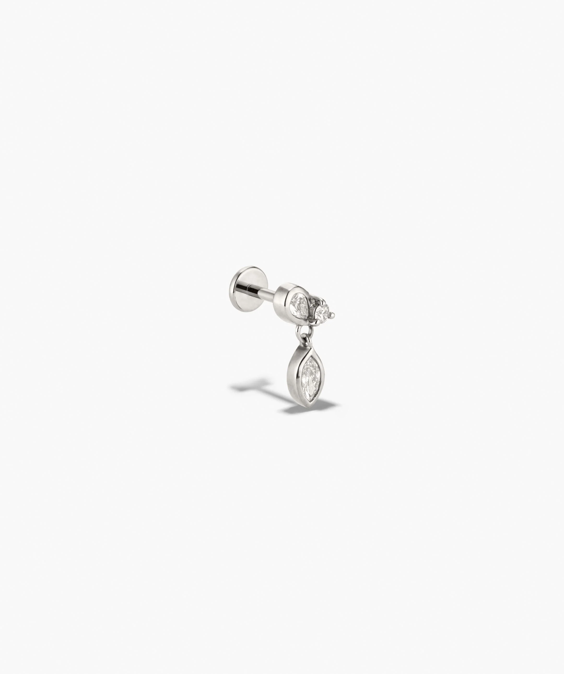Piercing Studio - Single Lab Grown Diamond Drop Stud