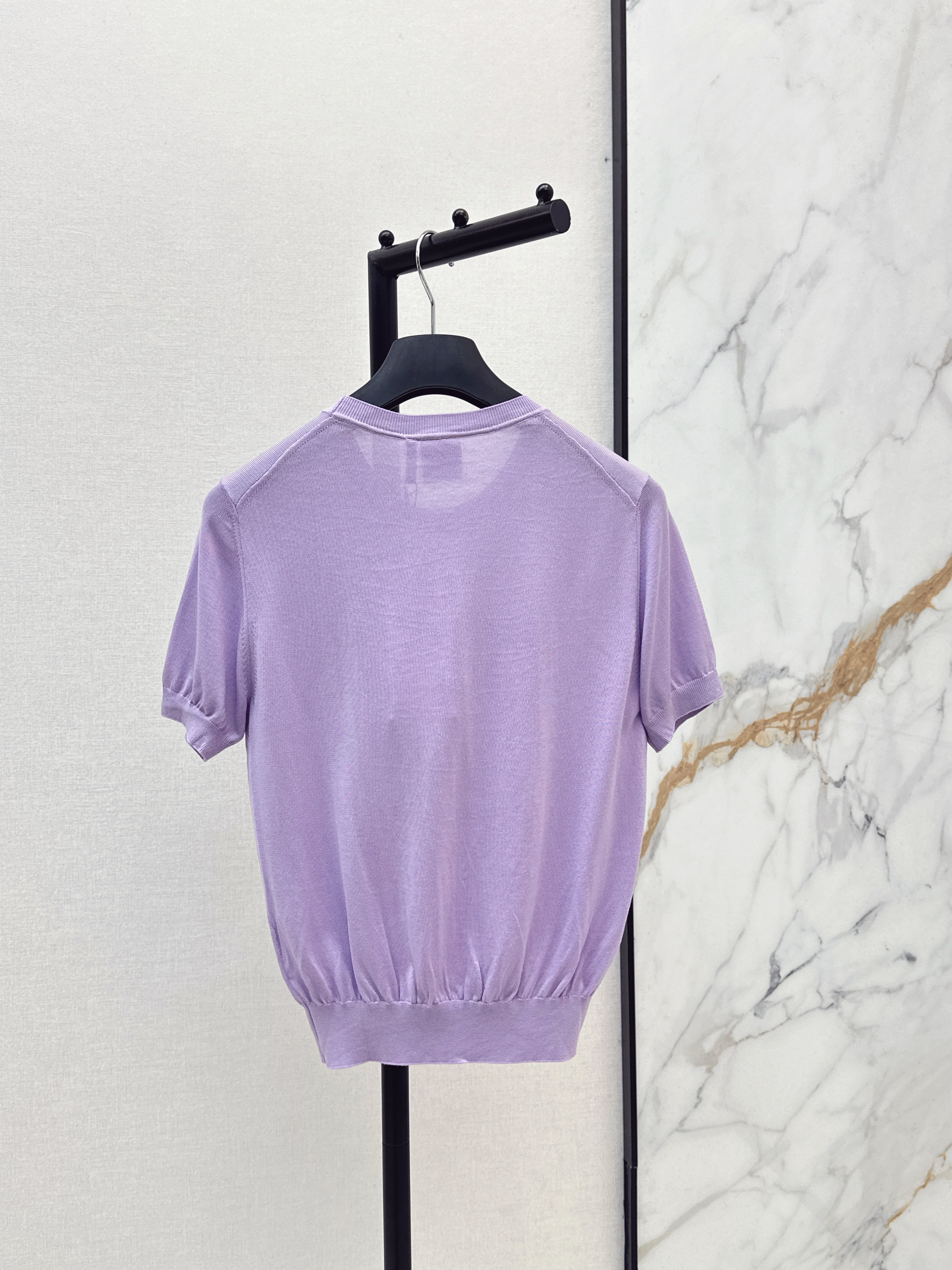 CD New Embroidered knitted short sleeve