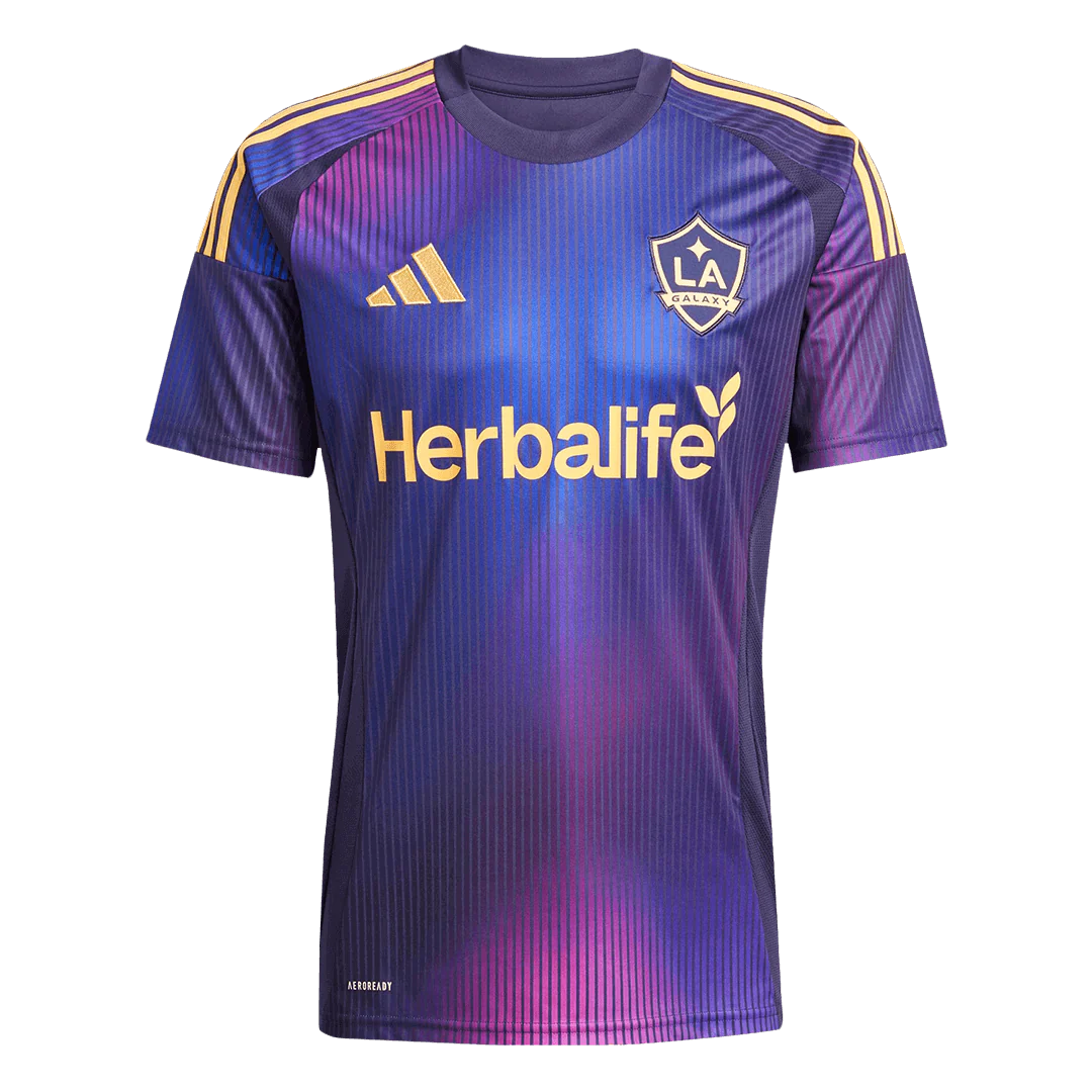 LA Galaxy Away Soccer Jersey 2025 Purple