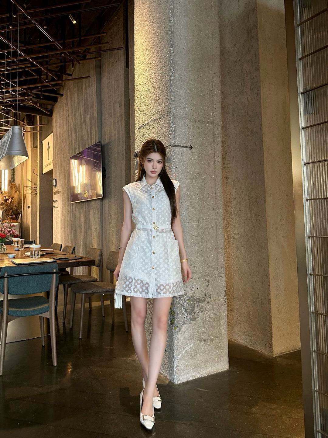 Louis New jacquard dress